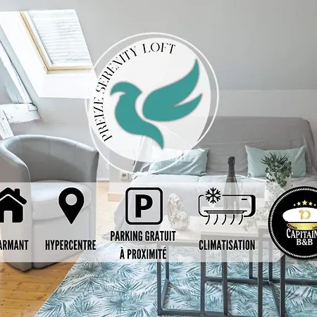 Preize Serenity Loft - Hypercentre - 2 Pers. Troyes Exterior foto